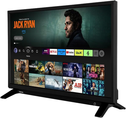 Toshiba 24WF2F53DB 24 Inch HD Ready Smart TV, TRU Resolution, TRU Micro Dimming, HDR10, Dolby Audio