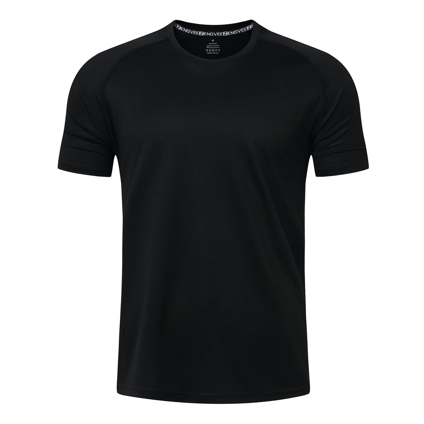 3 Pack Mens Running T Shirts Gym Clothes ShirtsQuick Dry Moisture Wicking Athletic Shirt Breathable Cool Workout Tshirts
