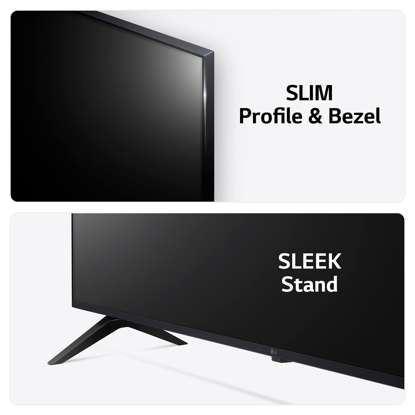 LG 43UT73006LA 43-Inch 4K UHD Smart TV, α5 AI Processor Gen7, Freeview Play and Amazon Alexa, 60Hz, Ashed Blue [Model 2024]