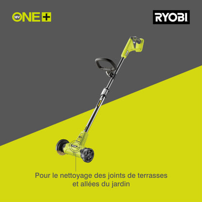 Ryobi RY18PCA-0 ONE+ Patio Cleaner with Wire Brush (Bare Tool), 18 V