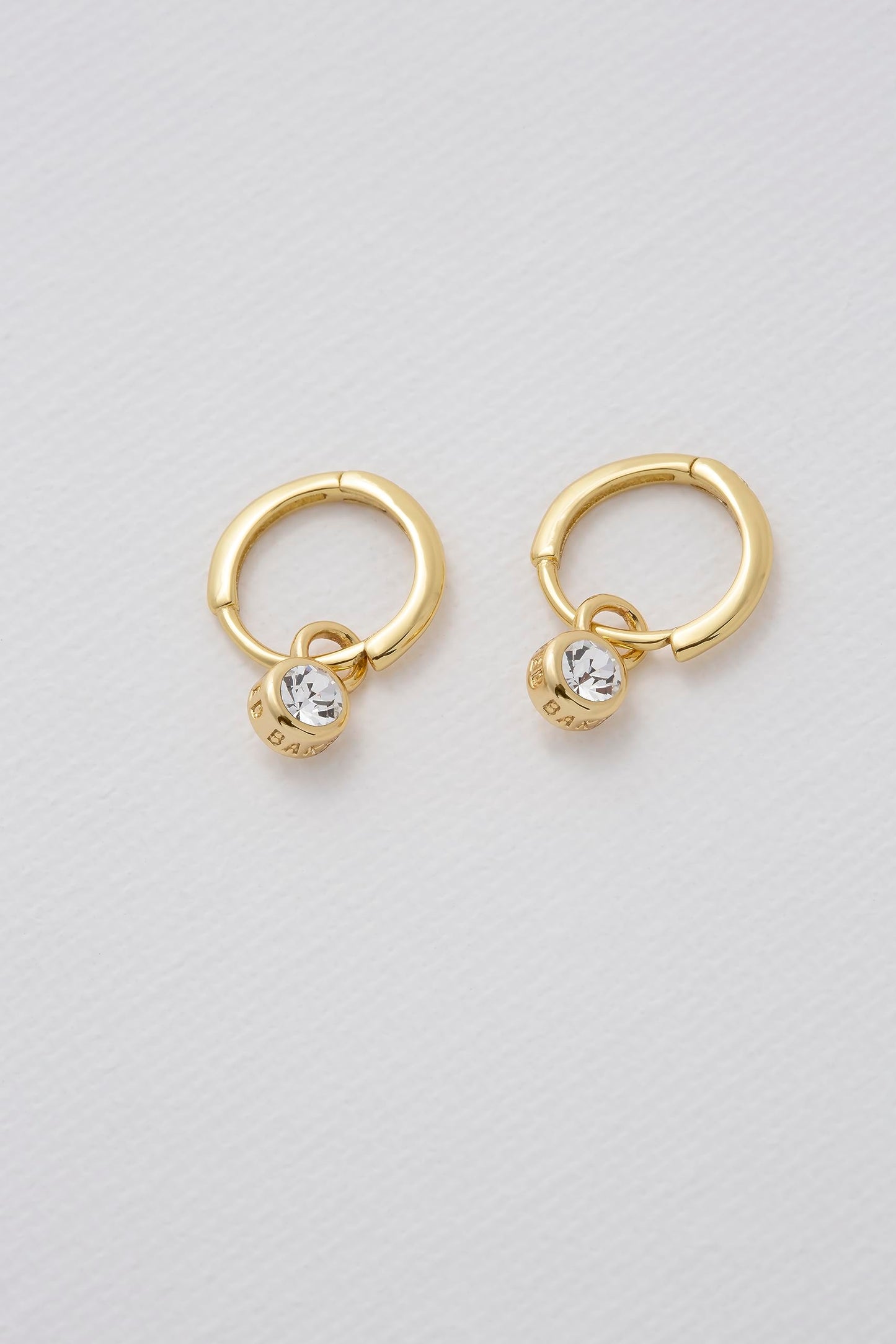 Ted Baker Sinalaa Crystal Huggie Hoop Earrings For Women