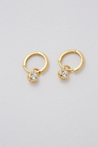 Ted Baker Sinalaa Crystal Huggie Hoop Earrings For Women