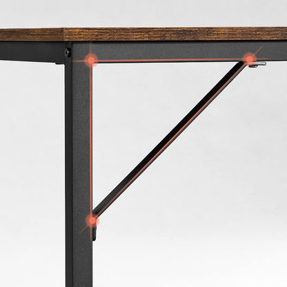 VASAGLE Computer Desk, Writing Desk, Small Office Table
