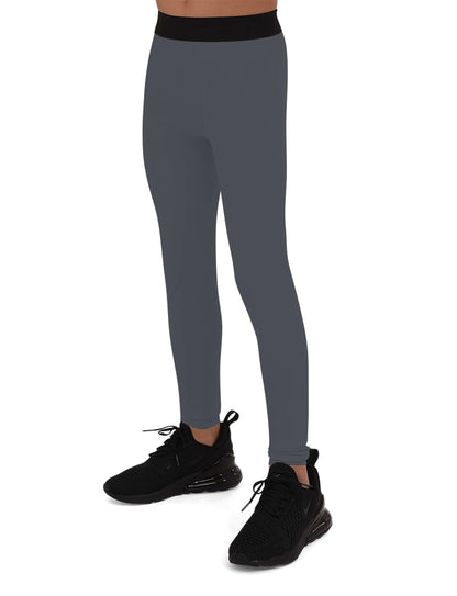 Boys' Running Football Tights Compression Base Layer Leggings