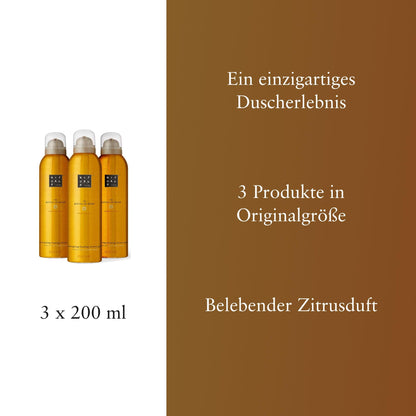 RITUALS Shower Foam Value Pack – The Ritual of Hammam, Sport and Homme - full size foaming shower gels - 3 x 200 ml