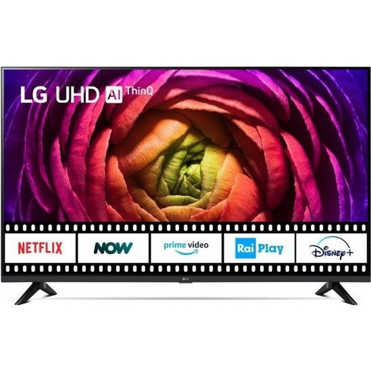 LG 43UT73006LA 43-Inch 4K UHD Smart TV, α5 AI Processor Gen7, Freeview Play and Amazon Alexa, 60Hz, Ashed Blue [Model 2024]
