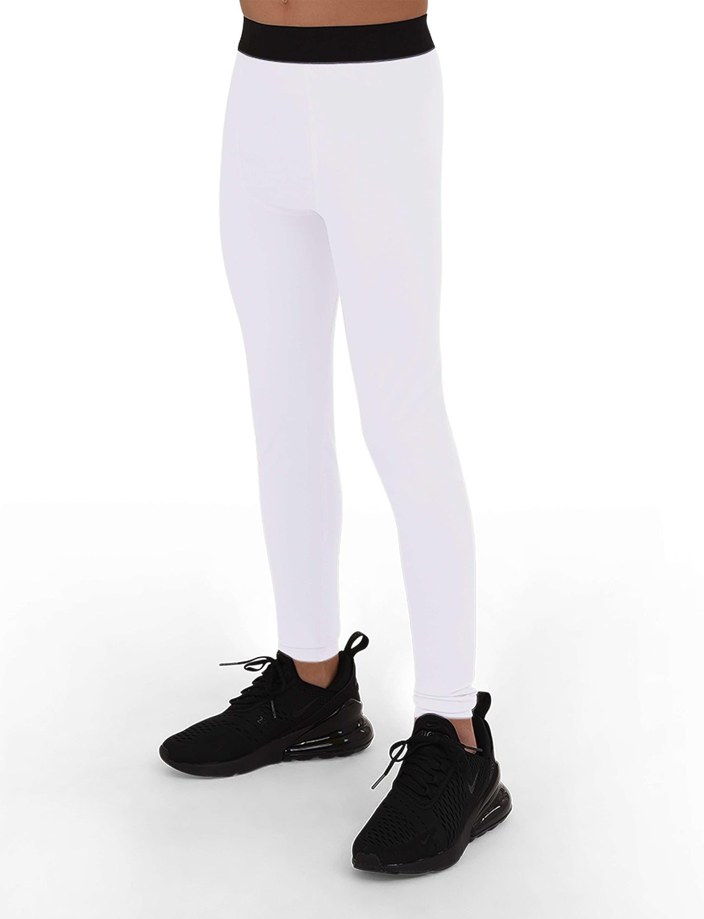 Boys' Running Football Tights Compression Base Layer Leggings