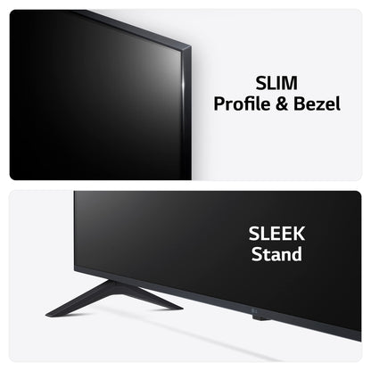 LG 43UT73006LA 43-Inch 4K UHD Smart TV, α5 AI Processor Gen7, Freeview Play and Amazon Alexa, 60Hz, Ashed Blue [Model 2024]