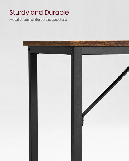 VASAGLE Computer Desk, Writing Desk, Small Office Table
