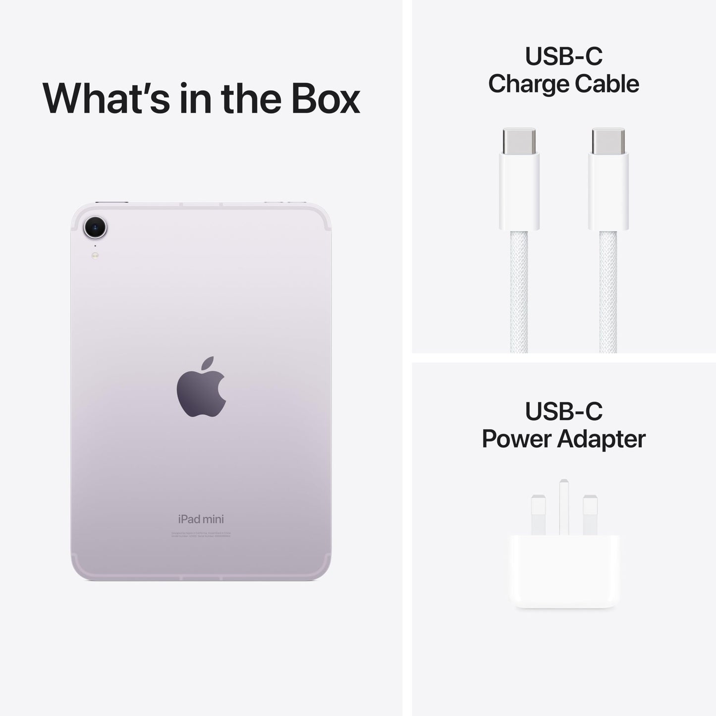 Apple iPad mini (A17 Pro): Apple Intelligence, 8.3-inch Liquid Retina Display, 128GB, Wi-Fi 6E, 12MP Front/12MP Back Camera, Touch ID, All-Day Battery Life — Purple