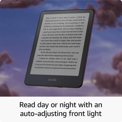 All-new Amazon Kindle Paperwhite Signature Edition (32 GB) – Our fastest Kindle with an auto-adjusting front light, wireless charging and weeks of battery life – Metallic Black + Kindle Unlimited