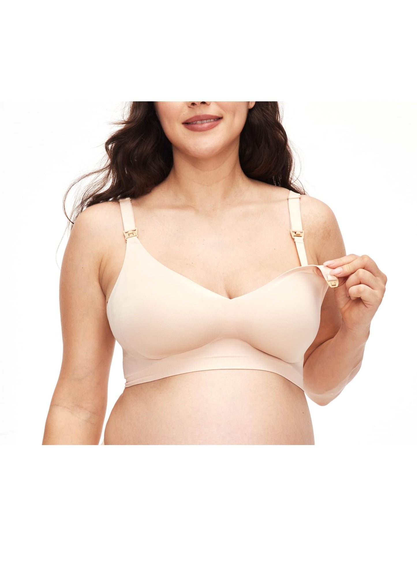 HOFISH 3PACK Full Bust Seamless Nursing Maternity Bras