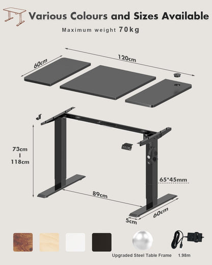 Devoko Electric Standing Desk 120x60cm
