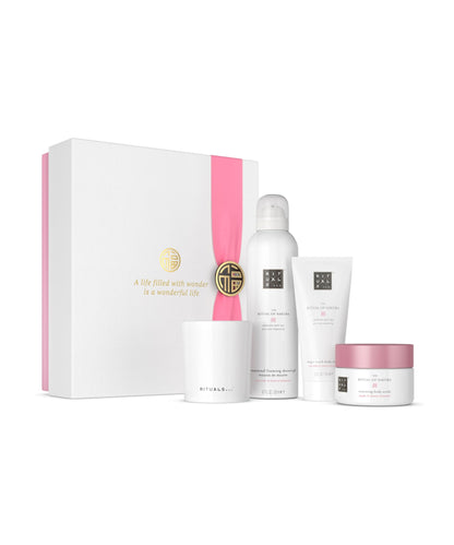 RITUALS Gift Set The Ritual of Sakura Small - Home and Skincare Products Enriched with Cherry Blossom and Rice Milk - Bath Gift Box with Renewing Properties