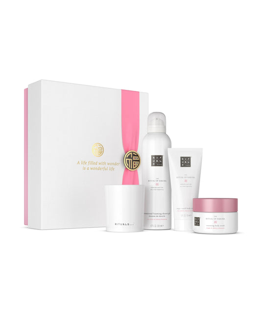 RITUALS Gift Set The Ritual of Sakura Small - Home and Skincare Products Enriched with Cherry Blossom and Rice Milk - Bath Gift Box with Renewing Properties