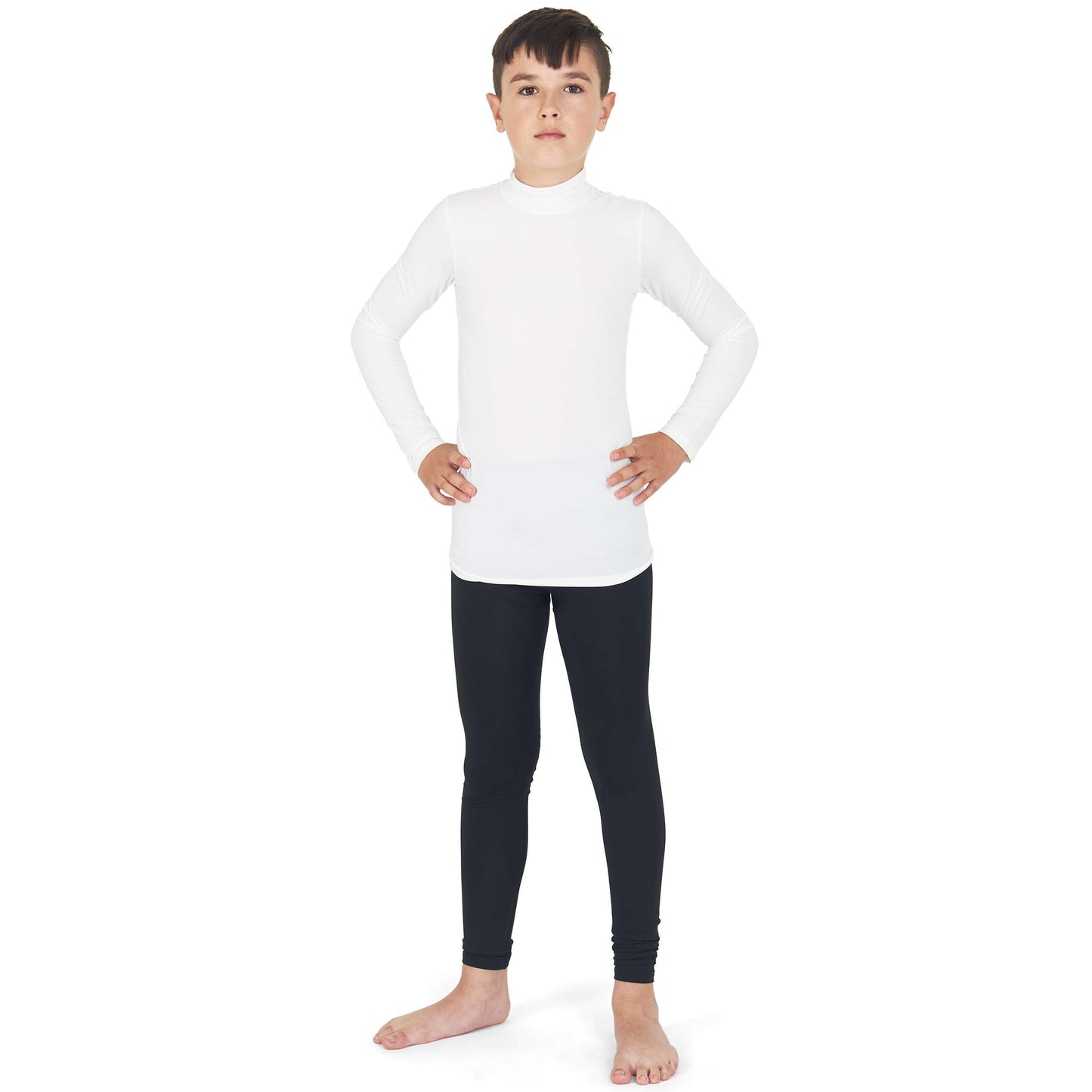 Boys' Running Football Tights Compression Base Layer Leggings