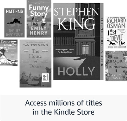 All-new Amazon Kindle Paperwhite (16 GB) Our fastest Kindle ever, with new 7 glare-free display and weeks of battery life With Ads - Black + Kindle Unlimited
