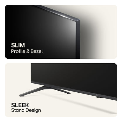LG 43UT73006LA 43-Inch 4K UHD Smart TV, α5 AI Processor Gen7, Freeview Play and Amazon Alexa, 60Hz, Ashed Blue [Model 2024]