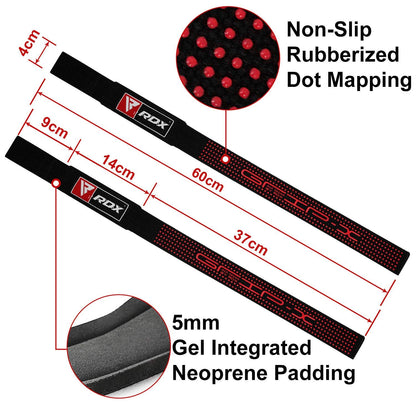 RDX Weight Lifting Straps Deadlifting Powerlifting