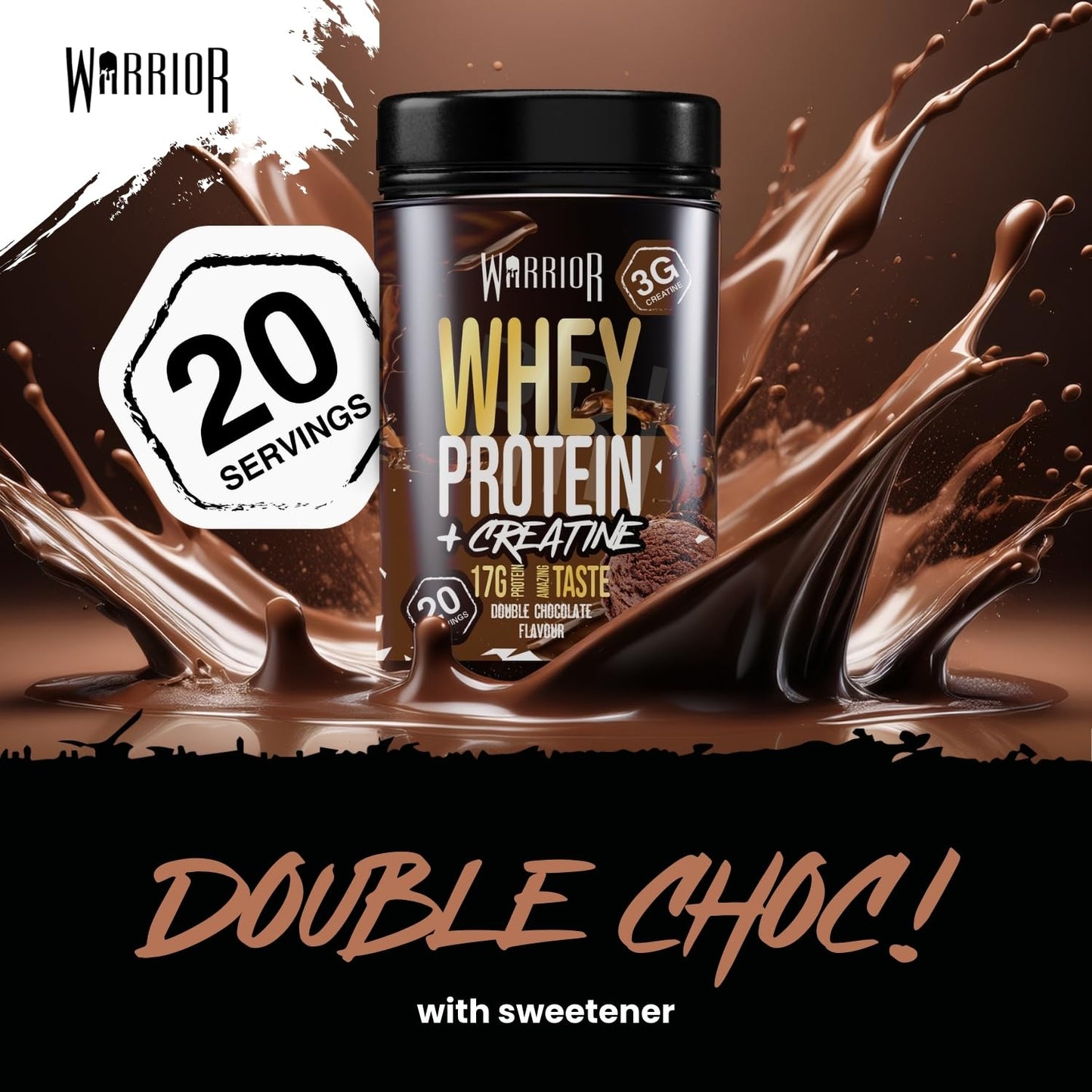 Warrior Whey Protein Powder 500g