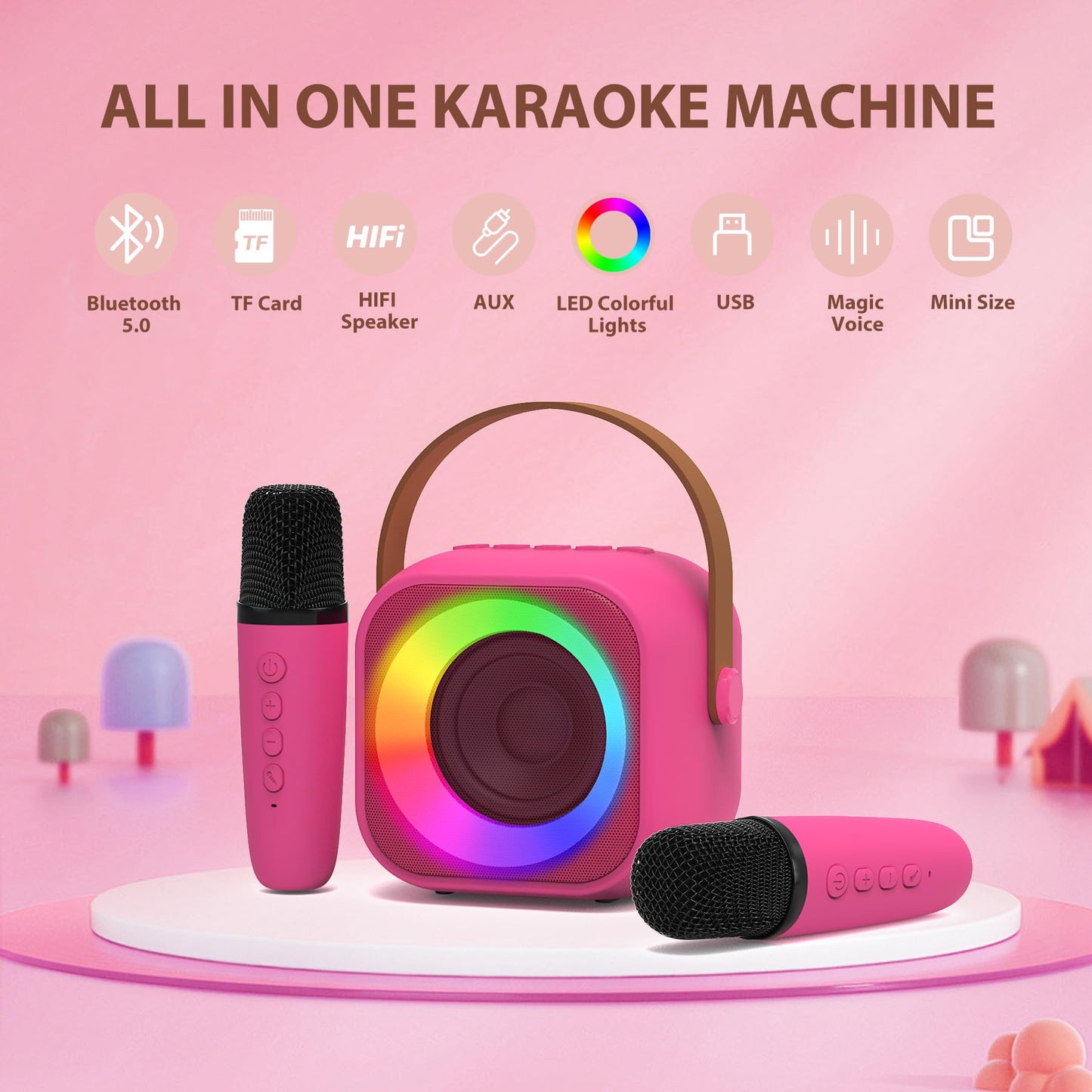 Karaoke Machine 2 Microphones