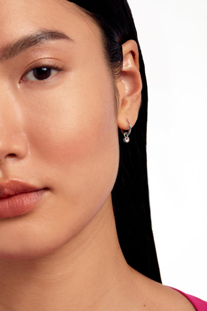 Ted Baker Sinalaa Crystal Huggie Hoop Earrings For Women