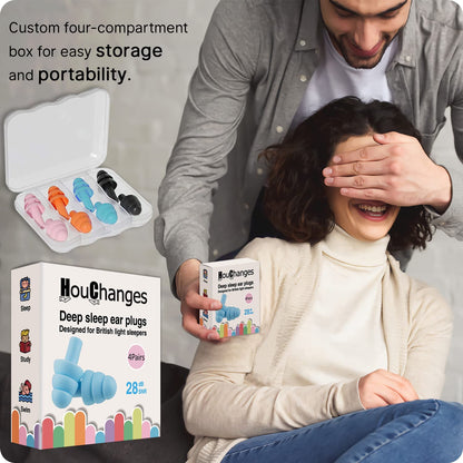 Ear Plugs for Sleep Soft Silicone Reusable