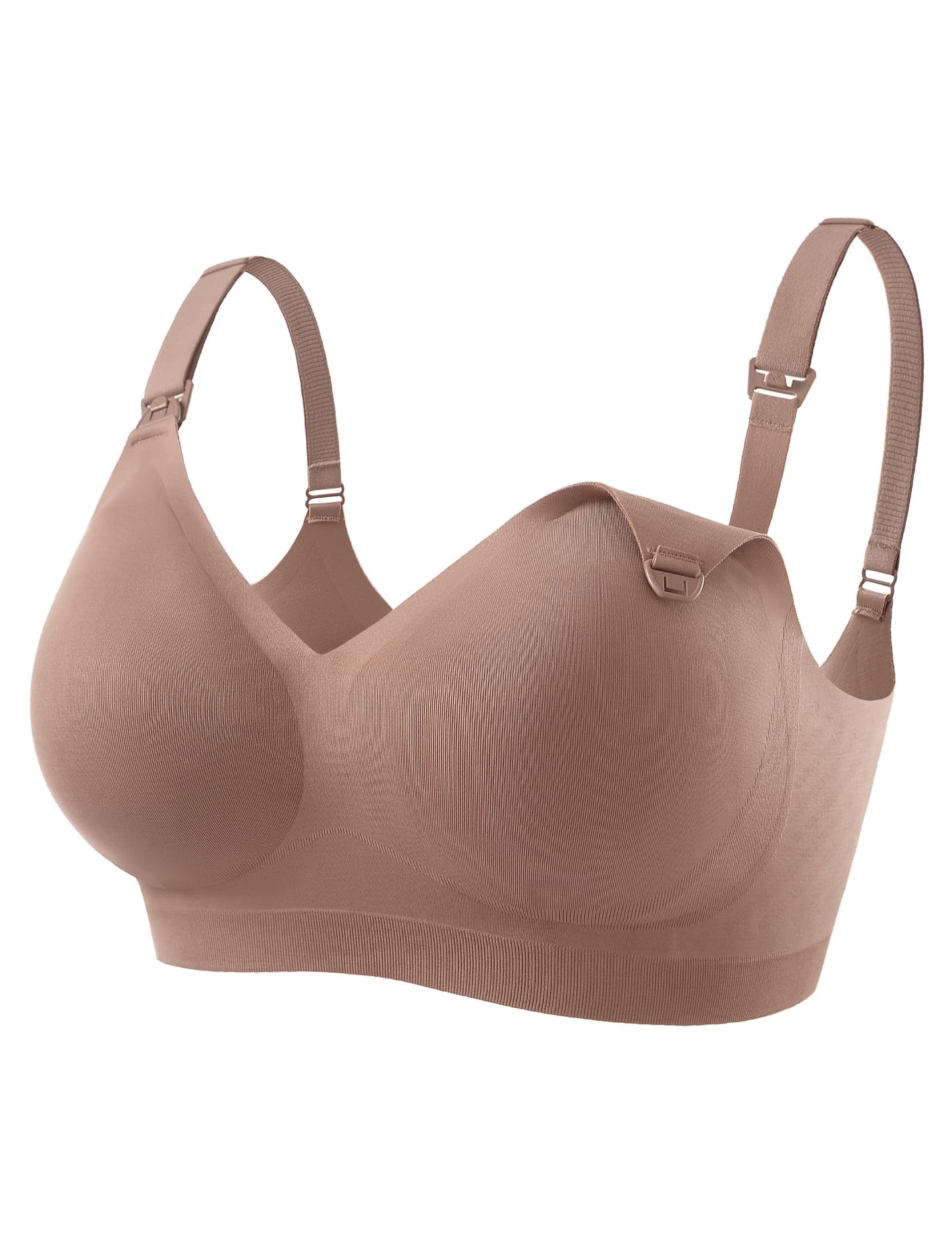 HOFISH 3PACK Full Bust Seamless Nursing Maternity Bras