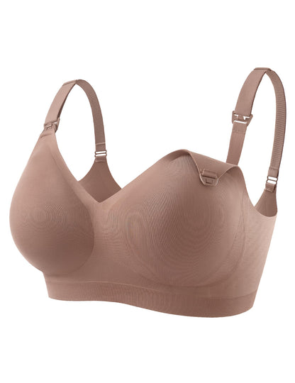 HOFISH 3PACK Full Bust Seamless Nursing Maternity Bras