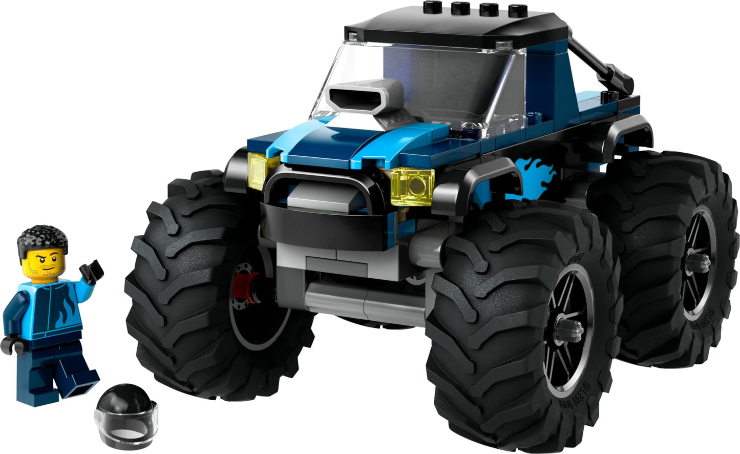 LEGO City Blue Monster Truck Toy for 5 Plus Year Old Boys & Girls