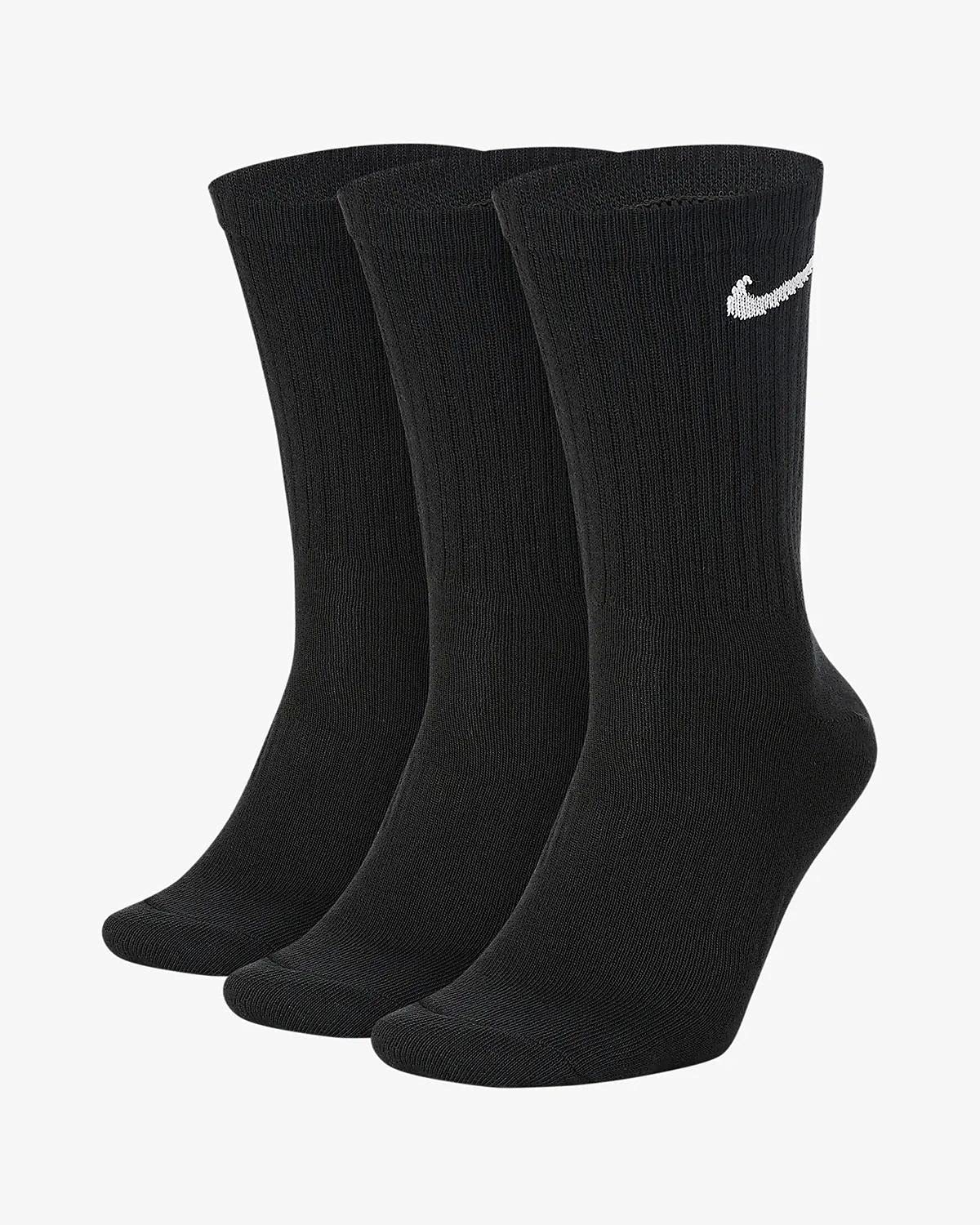 NIKE Unisex U Nk Everyday Cush Crew 3pr Socks
