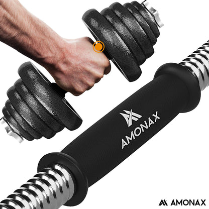 Amonax 20kg 30kg Cast Iron Adjustable Dumbbells