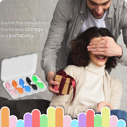 Ear Plugs for Sleep Soft Silicone Reusable