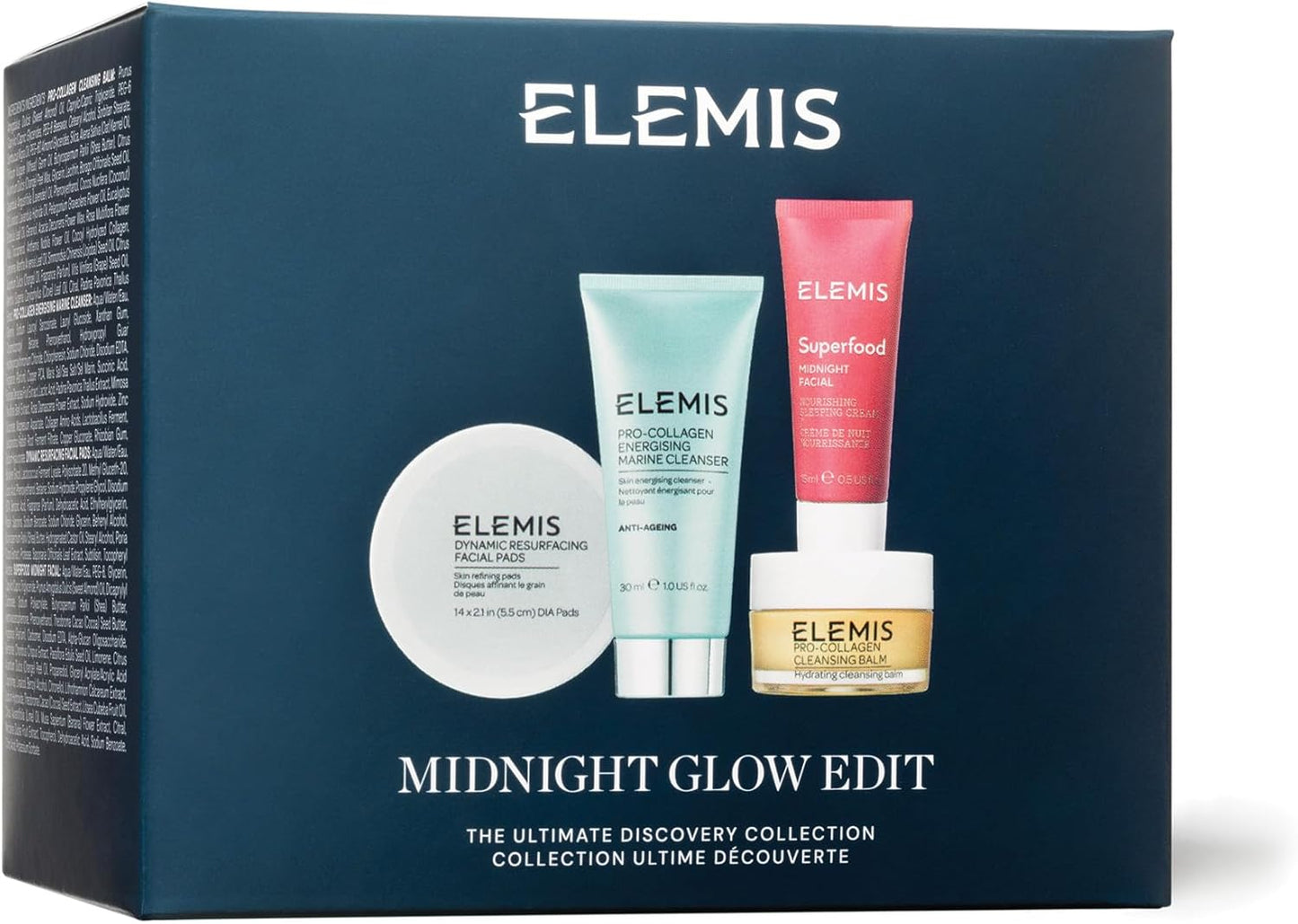 ELEMIS Midnight Glow Gift Set Worth £59.50, Luxurious skincare set for glowing, radiant skin - Elemis Gift Set for Women