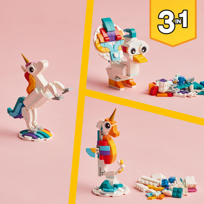 LEGO 31140 Creator 3 in 1 Magical Unicorn Toy