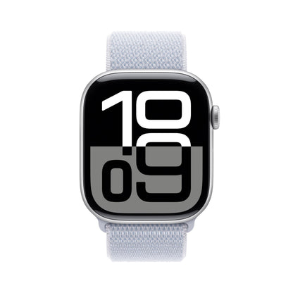 Apple Watch Series 10 GPS 42 mm Smartwatch with Jet Black Aluminium Case with Black Sport Band - S/M. Fitness Tracker, ECG App, Always-On Retina Display, Water Resistant