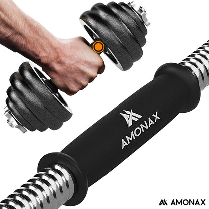 Amonax 20kg 30kg Cast Iron Adjustable Dumbbells