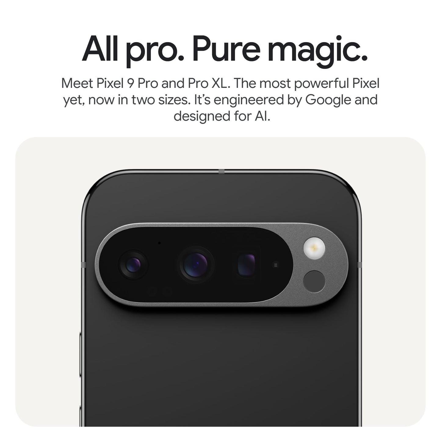 Google Pixel 9 Pro - Unlocked Android Smartphone with Gemini, Triple Rear Camera System, 24-Hour Battery, and 6.3" Super Actua Display - Hazel, 128GB