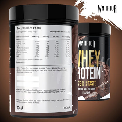Warrior Whey Protein Powder 500g