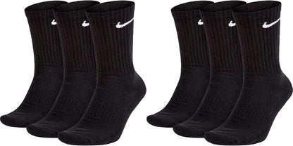 NIKE Unisex U Nk Everyday Cush Crew 3pr Socks