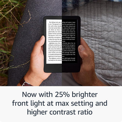 Amazon Kindle (16 GB) – Lightest and most compact Kindle with glare-free display, faster page turns, adjustable front light and long battery life – Without Ads – Matcha