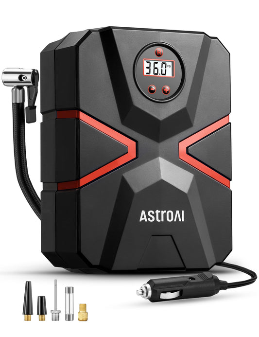 AstroAI Tyre Inflator Air Compressor 12V DC, Digital Car Tyre Pump 150 PSI