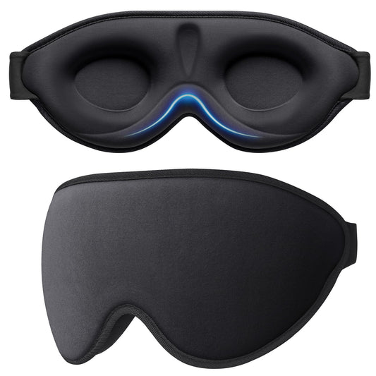 Gritin 100% Light Blocking Sleep Masks for Men & Women-Zero Pressure Sleeping Eye Mask
