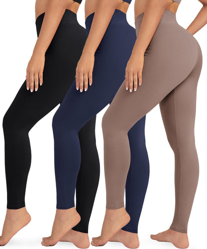 VALANDY Creamlush Womens High Waisted Leggings