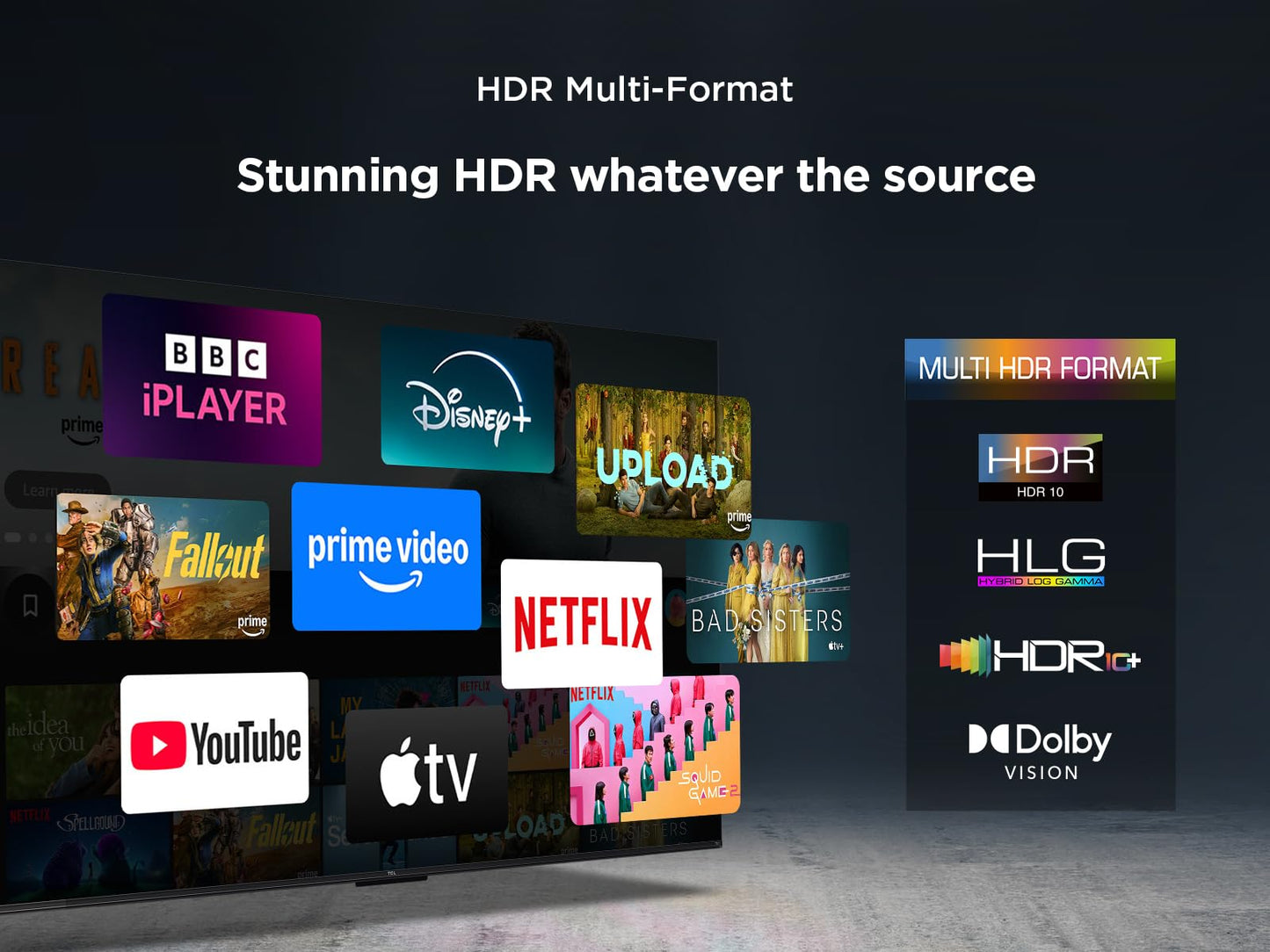 TCL 32SF540K 32-inch FHD Smart Television - HDR & HLG-Dolby Audio-DTS Virtual X/DTS-HD-Metal Bezel-less-Dual-band Wifi 5-with Fire OS 7 system