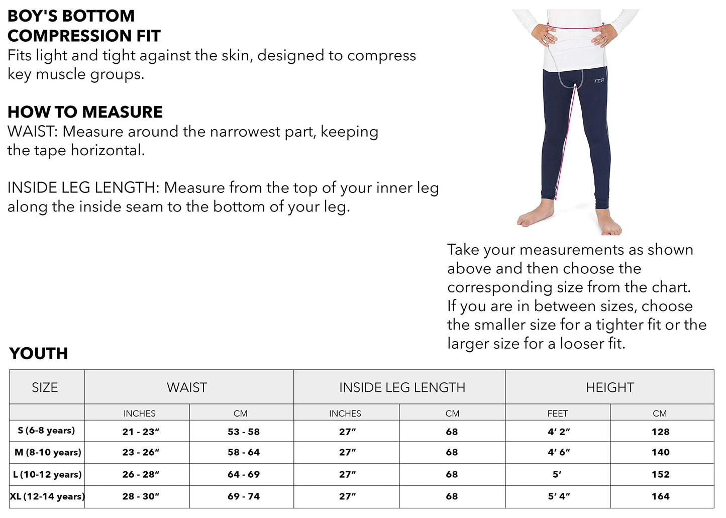 Boys' Running Football Tights Compression Base Layer Leggings