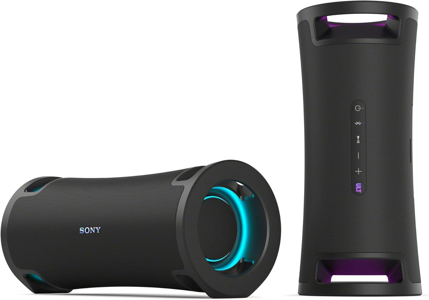 Sony ULT FIELD 7 - Wireless Bluetooth Portable Speaker with ULT POWER SOUND, Ultimate Deep BASS, X Balanced Speaker, 30 HR Battery, IP67, Waterproof, LED Lighting, Mic, Guitar Input - Black
