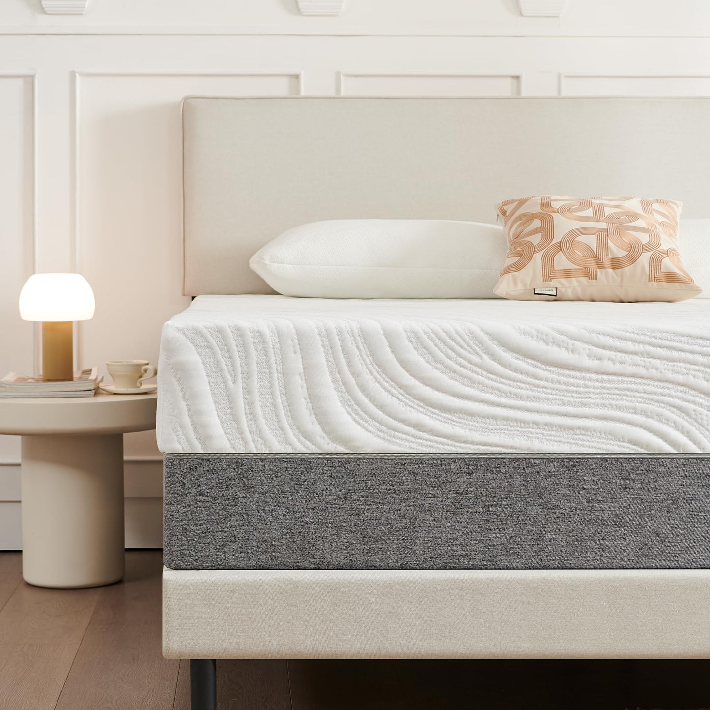 Double Mattress, Memory Foam Mattress, Medium Firm, Breathable Knitted, Soft and Skin Friendly Cloth, Mattresses in a box (135x190x20cm)