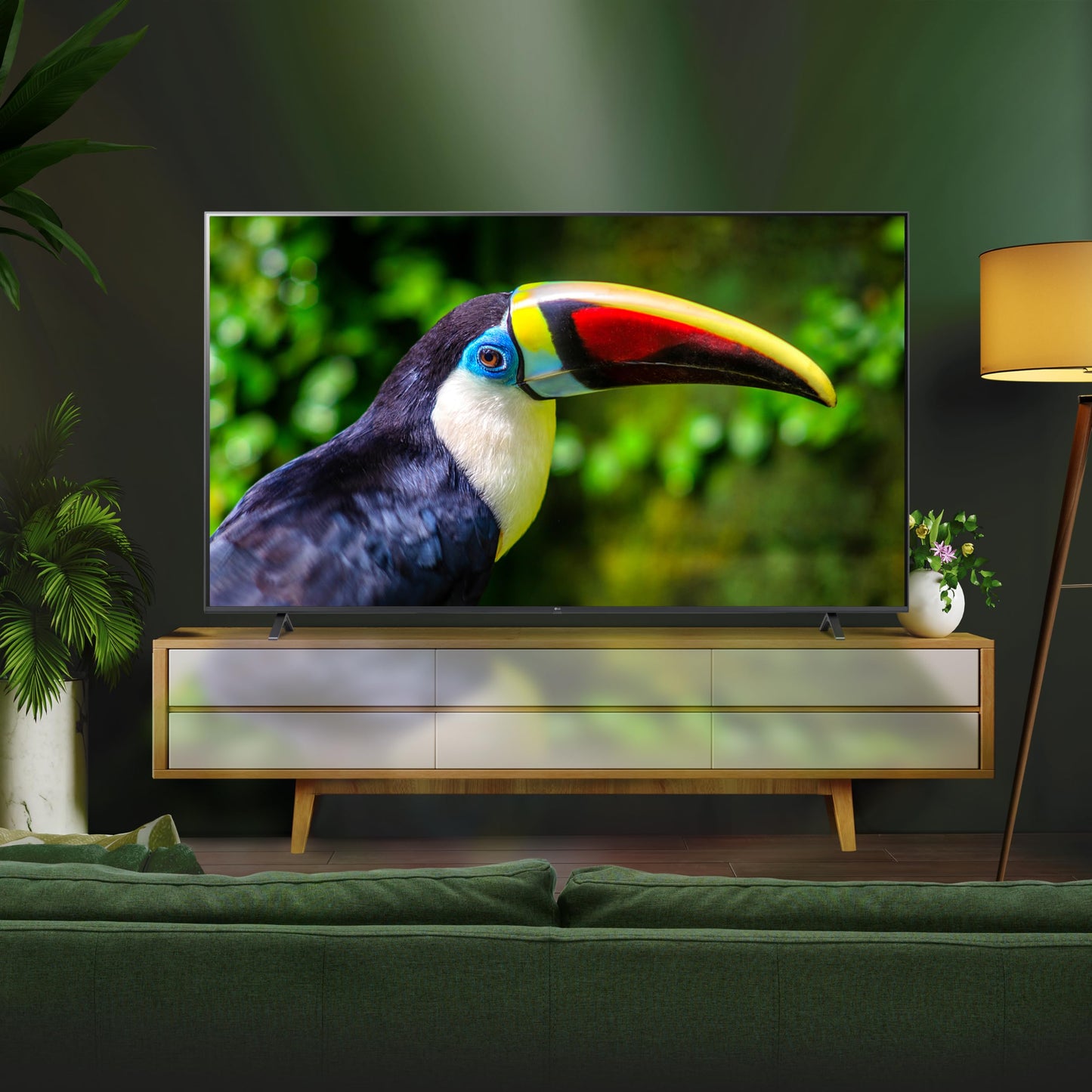 LG 43UT73006LA 43-Inch 4K UHD Smart TV, α5 AI Processor Gen7, Freeview Play and Amazon Alexa, 60Hz, Ashed Blue [Model 2024]