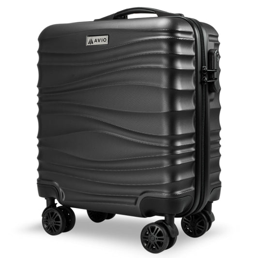 Wave Cabin Suitcase 45x36x20cm - Lightweight Double Wheel Luggage Bag